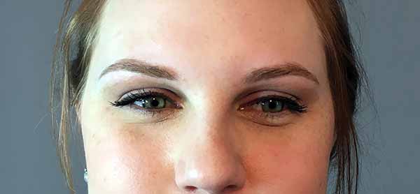 Beispielfoto für ein Augenbrauen Permanent Make-Up